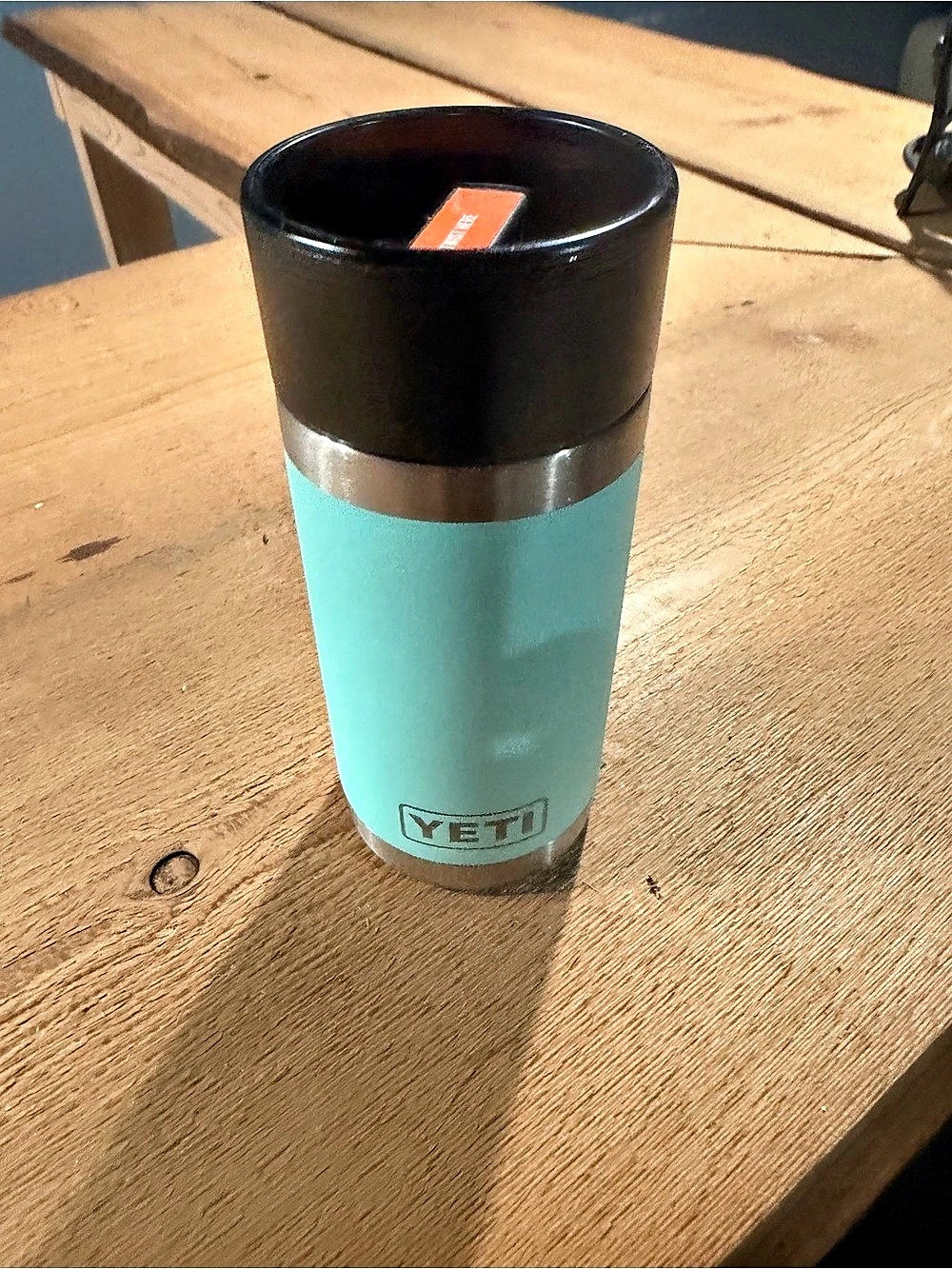 YETI Rambler 12 oz Travel Mug Blue & Black